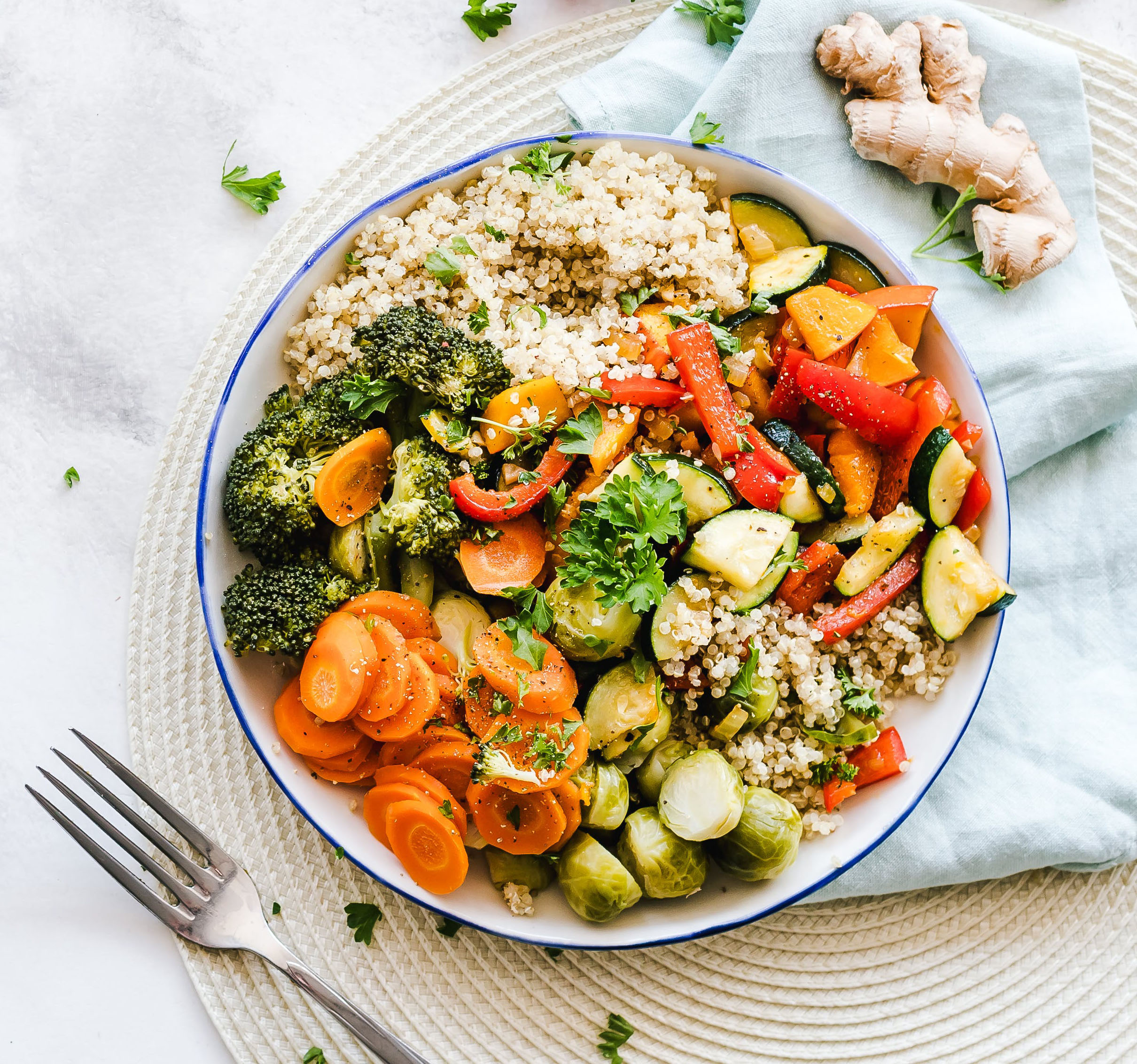 healthy meal to promote good health